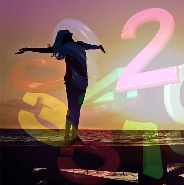 woman, expression, sunset, number